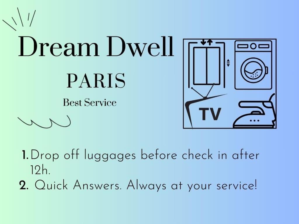 Dream Dwell Paris-Eiffel Tower Mirabeau Bridge Cozy Home In The 16Th District ปารีส ภายนอก รูปภาพ